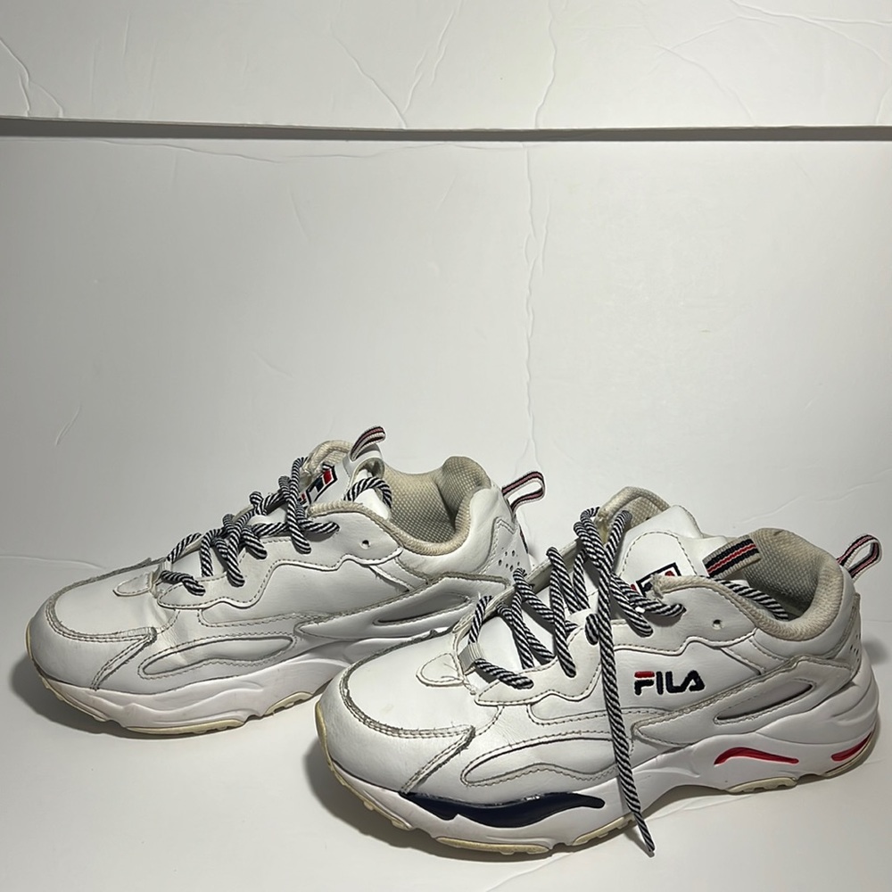Fila white women’s sneakers